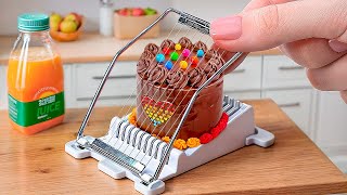 Amazing Chocolate Cake Recipe You Can Try At Home | Satisfying Miniature Cooking Decorating Ideas
