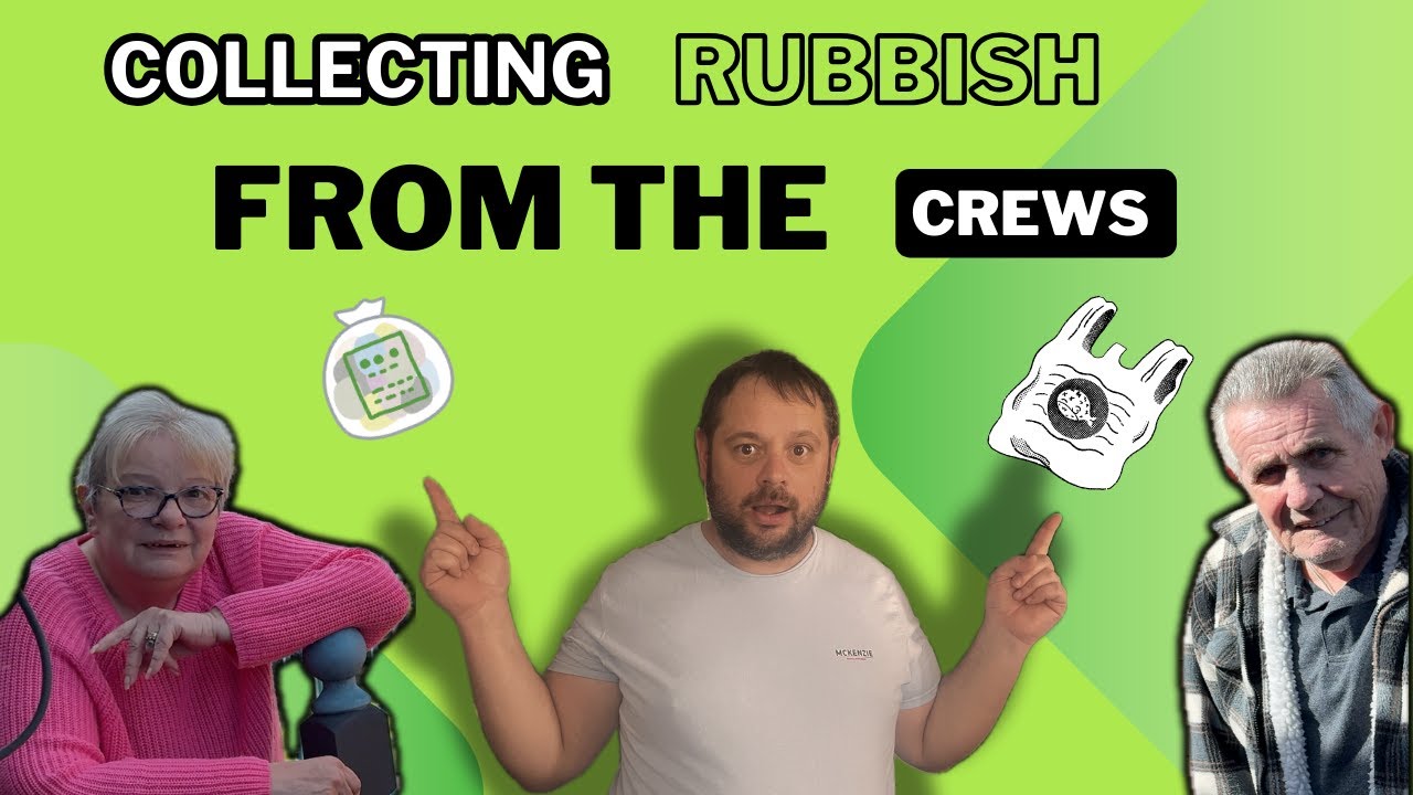 COLLECTING RUBBISH FROM THE CREWS - Day In The Life Vlog - YouTube