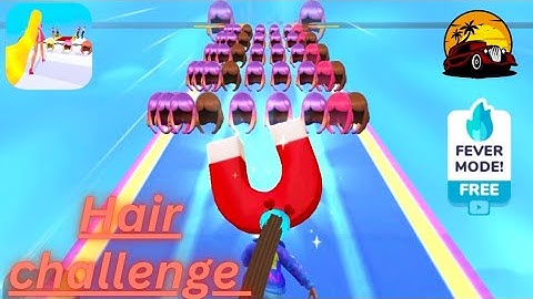 MAX LEVEL in Hair Challenge! long hair run gameplay ! part 78 #games #hairstyle