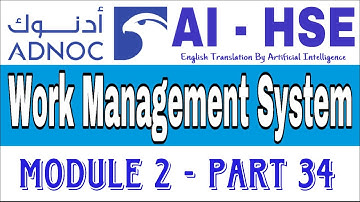 ADNOC WMS (English) Permit Cancellation and Re Validation as per ADNOC WMS Module 2-Part 34 | AI HSE