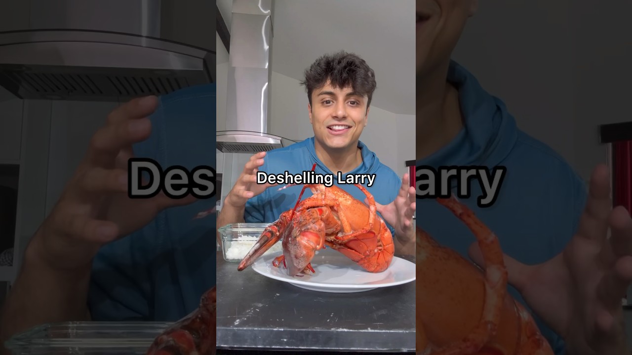 Deshelling Maine Lobster