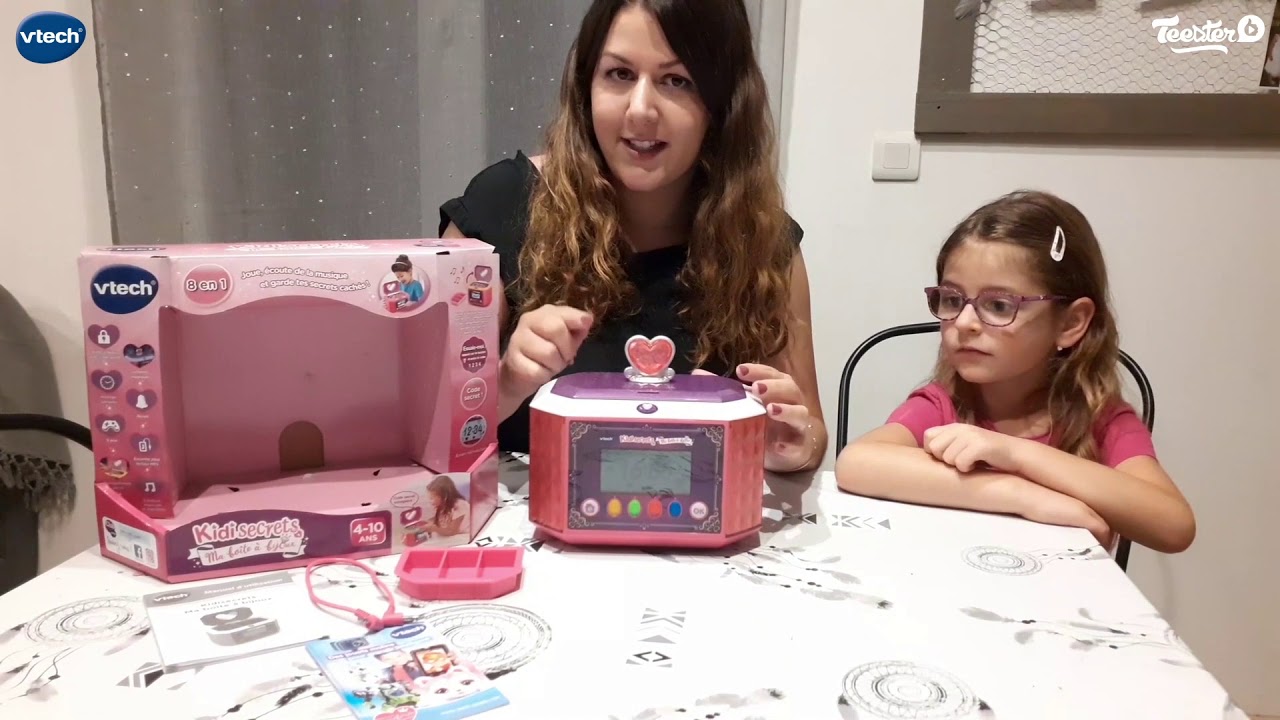 VTech - Boite à bijoux enfant - Ma boîte à bijoux musicale - KidiSecrets