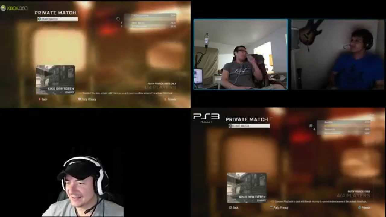 Guerra de Consolas Duxa (PS3) vs Coto (Xbox) Black Ops: Zombies