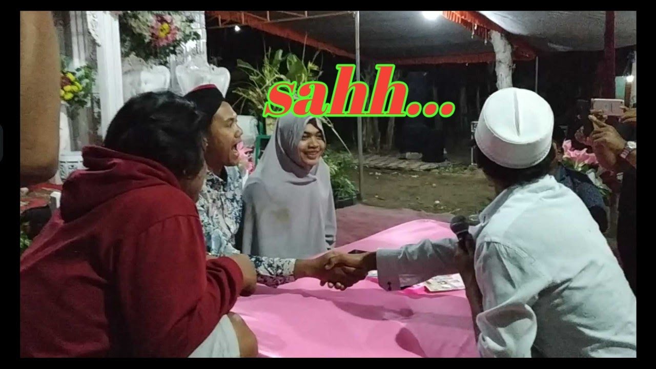 Ijab qobul lucu sah story wa lucu sebatas teman YouTube