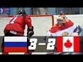 2019 U18 Hlinka Gretzky Cup | GOLD MEDAL GAME | Russia vs Canada | Highlights 3-2