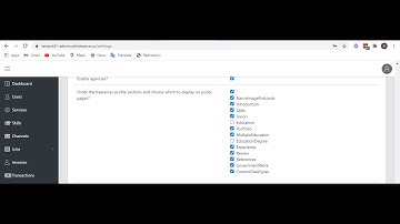 Freelancer Profile Section Ordering and Visibility