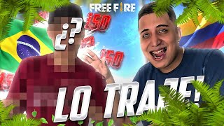 DESDE MEDALLO-BRASIL ME TRAJE AL JUGADOR ´´MÁS PRO´´ DE TODO - FREE FIRE