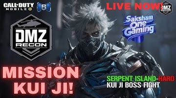 🔥 LIVE STREAM | Mission Kui Ji in DMZ Recon | Call of Duty Mobile 🔥I#callofduty #gaming #dmz #cod