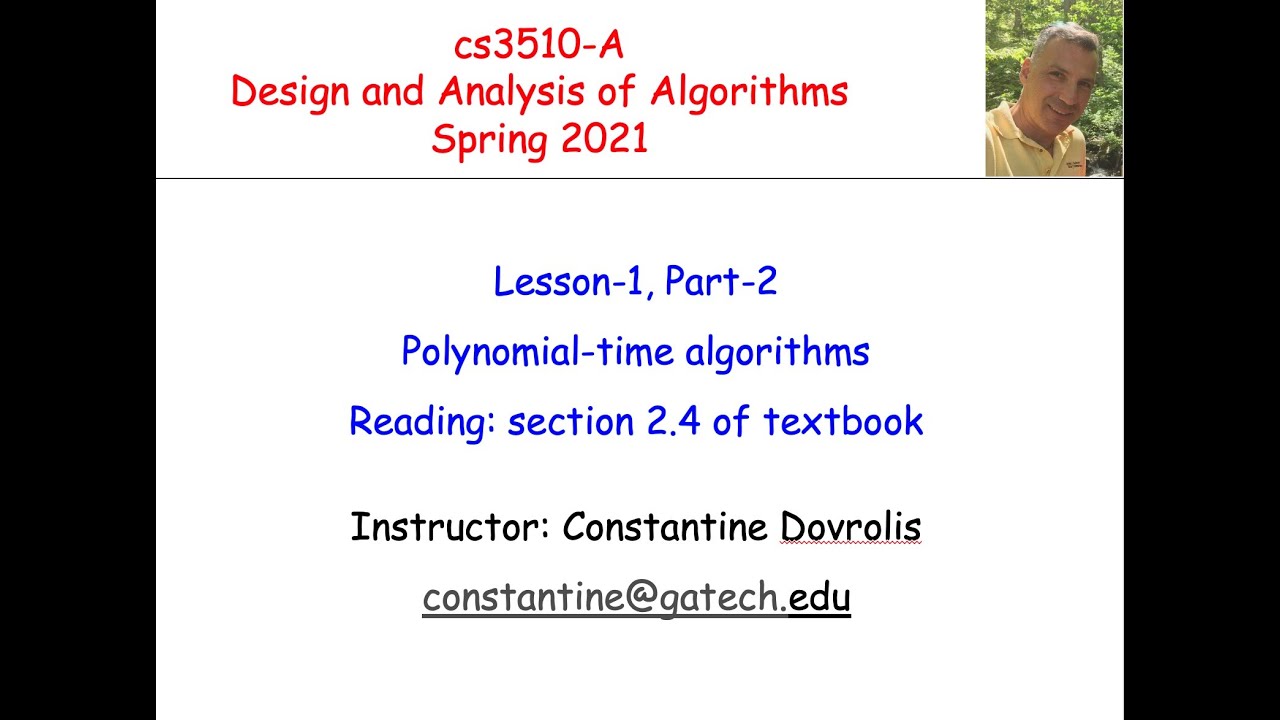 Introduction to Algorithms - Lesson 1.2 - YouTube