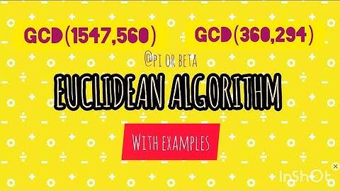 gcd(1547,560)|gcd(360,294)| Euclid algorithm in English| coprime| with examples| tricks