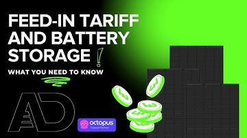 🔋 Feed-In Tariff (FIT) & Battery Storage Explained with Apex Doma