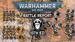 VANQUISHERS! Astra Militarum Vs Raven Guard | 10th Edition Battle Report | Warhammer 40,000