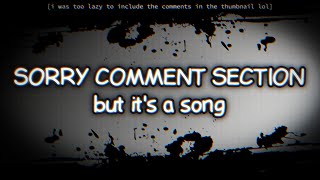 I turned the comment section of the video 🎵 Sorry (original song) into a song. [AI-GENERATED]