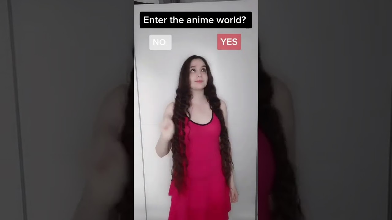 Enter anime world?