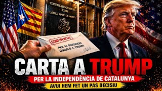 CATALANS ENTREGUEN UNA CARTA A TRUMP PER LA INDEPENDÈNCIA DE CATALUNYA @resistenciaindependentistaCAT