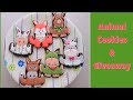 Animal cookies. One cookie cutter for all characters. Giveaway!