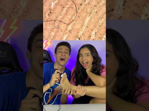 OBSERVEI minha namorada no meu SUPER MICROSCÓPIO 😱🎀 #shorts #challenge #viralvideo #funny