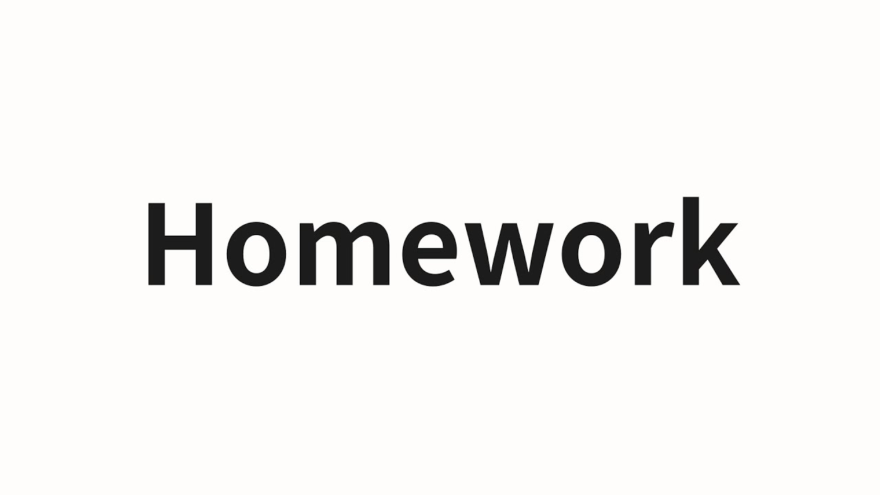 how-to-pronounce-homework-homework-homework-in-chinese-youtube