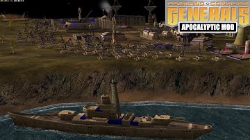 U.S. DEFENSE VS U.S. AIR FORCE - C&C Generals Zero Hour Apocalyptic 2.2