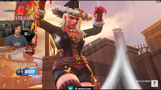 Overwatch 2 Ashe God Warn Top Ranked Stadium Gameplay &amp; Popped Off