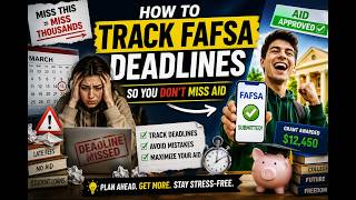 How to track FAFSA deadlines so you don’t miss aid