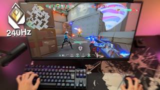 Relaxing 240Hz POV VALORANT Competitive ASMR | Keyboard & Mouse Sounds