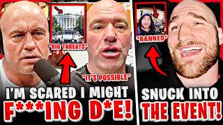 Joe Rogan SCARED for HIS LIFE at UFC White House! *FOOTAGE* Sean Strickland SNUCK into BANNED EVENT!