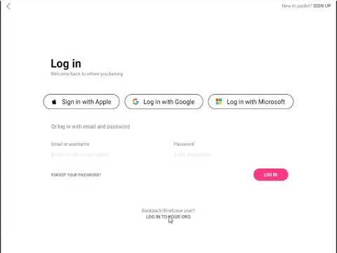 How to log into Padlet