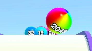 Ball Run 2048 - 2048k Gameplay Android, iOS (All Levels 50