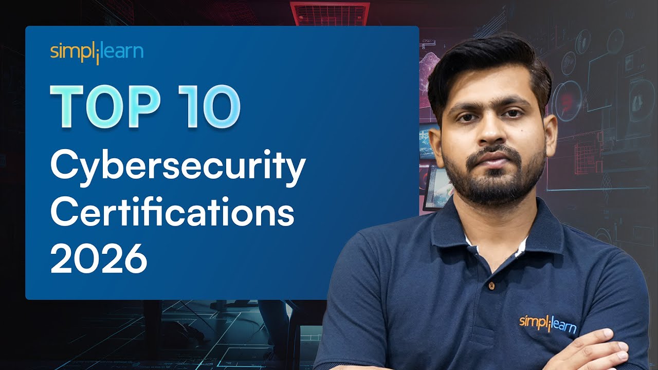 ⁣Top Cybersecurity Certifications For Beginners 2026 | Best Cyber Security Certifications|Simplilearn
