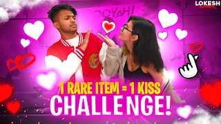 1 Rare Item 1 Kiss 😘 Challenge With My Girlfriend ❤️ Garena Free Fire