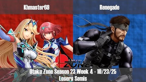 OZone23W4 - LS - Khmaster69 [Pyra/Mythra] vs Renegade [Snake]