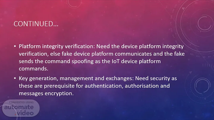 Use Cases and Misuse Cases  in IOT.