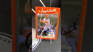 Ozzie Smith on card auto. Ozzie is one of the nicest men you’ll ever meet! #cardcollector Net Worth
