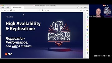 Webinar: Replication Performance & Why It Matters with Simon Riggs