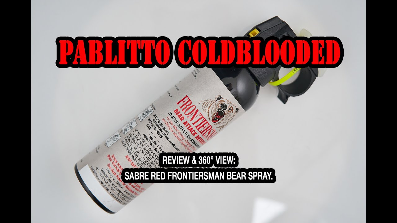 Review & 360° View: Sabre Red Frontiersman Bear Spray.