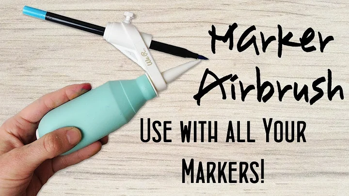 An Airbrush for all Your Markers! We R Memory Keepers Marker Airbrush Review and Demo