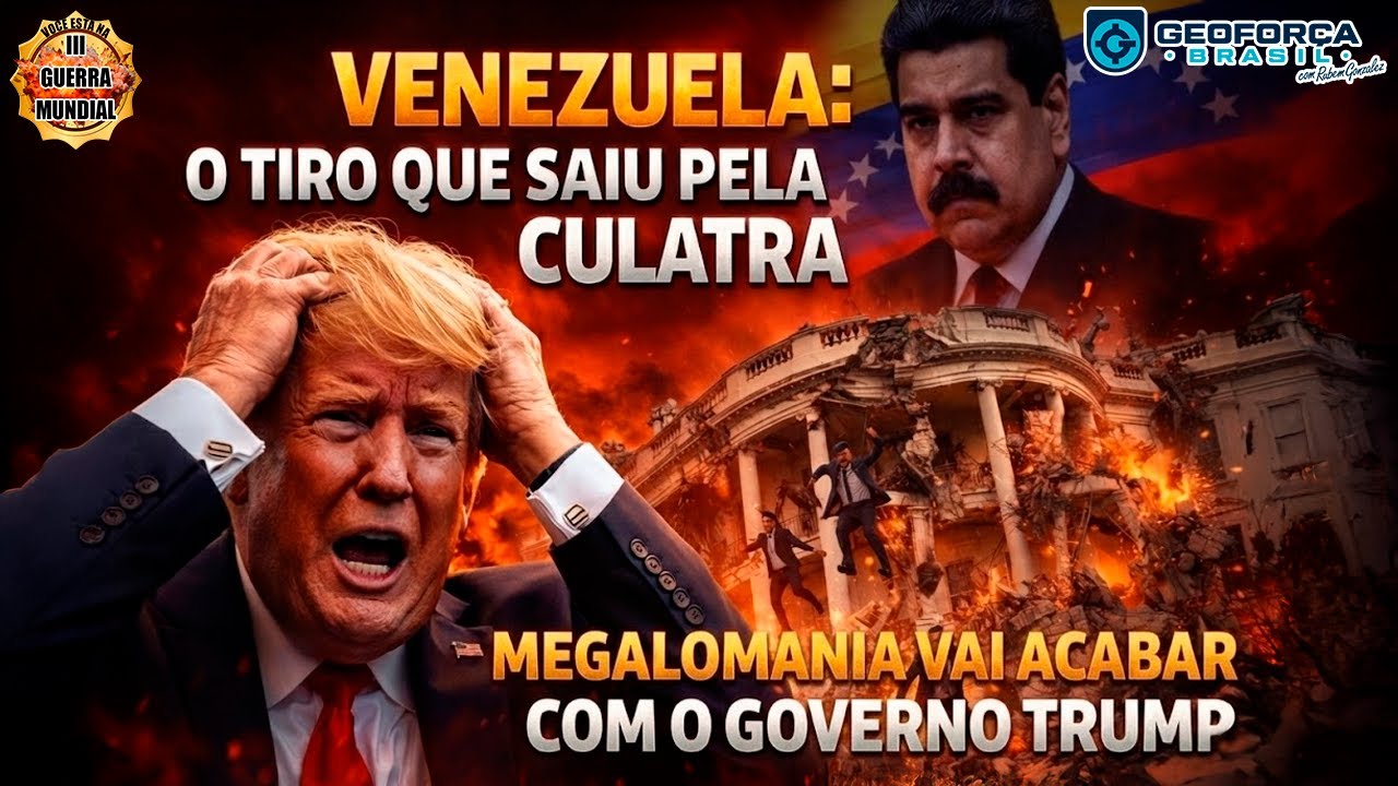VENEZUELA: O TIRO QUE SAIU PELA CULATRA | MEGALOMANIA VAI ACABAR COM O GOVERNO TRUMP