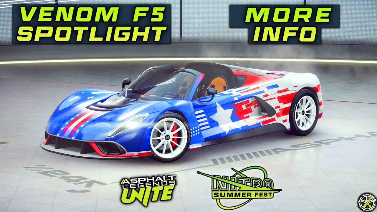 Asphalt Legends - More INFO about Hennessey Venom F5 Spotlight