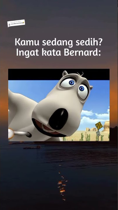 Bernard bear pernah berkata:...