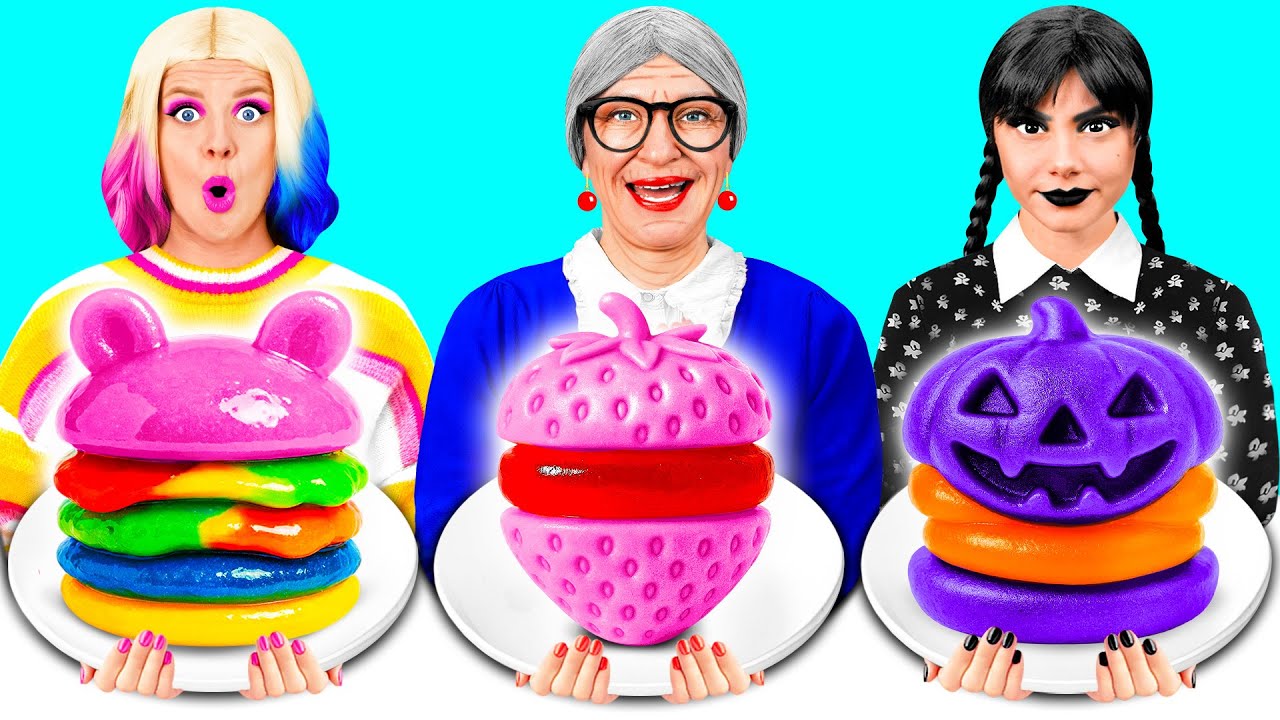 Wednesday vs おばあちゃんの料理チャレンジ | 驚くべきハックとトリック AZaZa Challenge