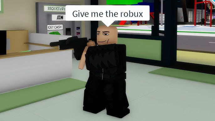 We're fugitives! #brookhaven #roblox #robloxfunny #funnyroblox #gamin