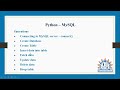 Insertion of data in MySQL in Python programming in Tamil