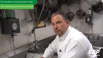 Proper Use of the 3-Sink Method for Commercial Dish Washing