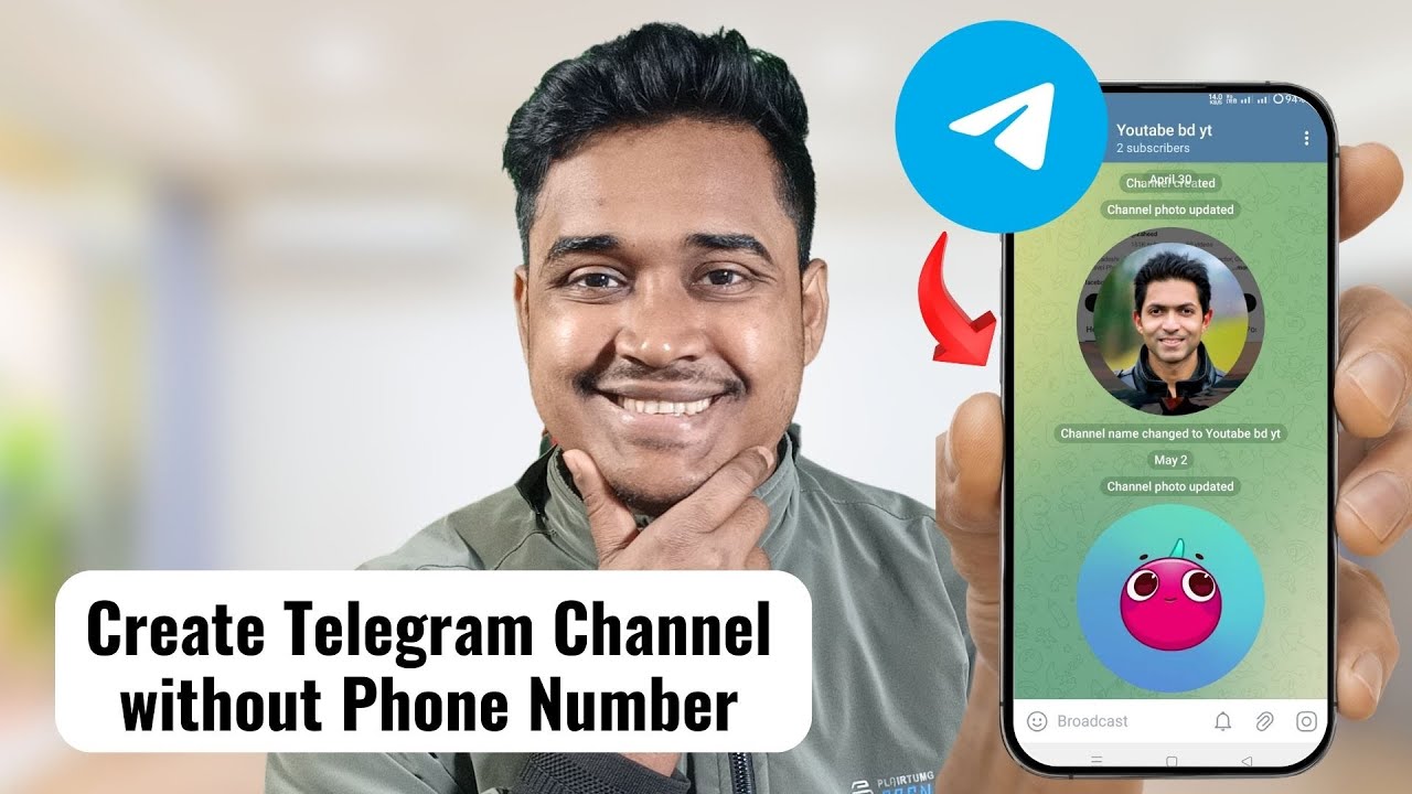 How to Create Telegram Channel without Phone Number - YouTube