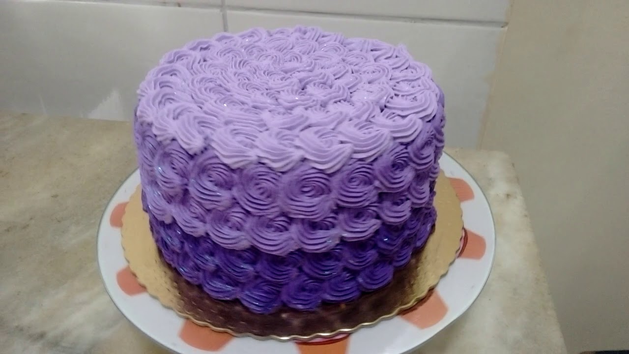 Bolo Rosette Roxo