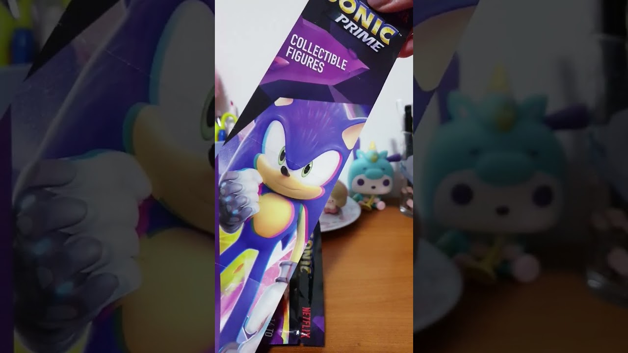 Boneco Articulado Sonic Prime Netflix Bola Surpresa Colecione