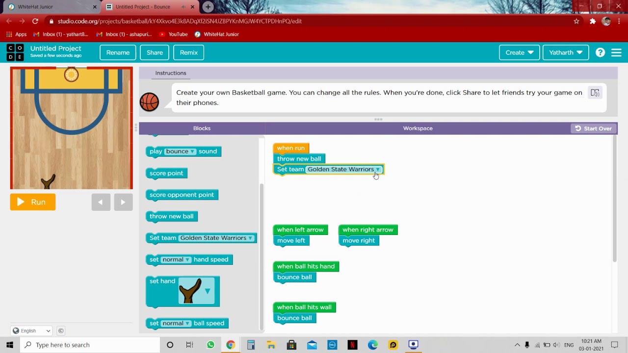 BOUNCY BALL GAME YouTube