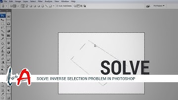 Solve: INVERSE selection Problem in Photoshop