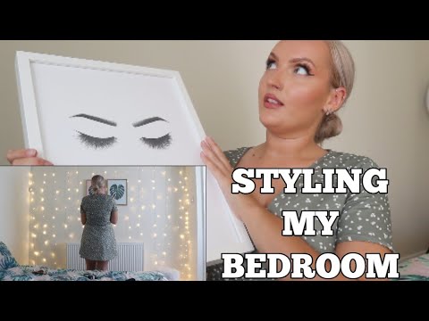DECORATE/STYLE MY BEDROOM WITH ME - FILMING BACKGROUNDS - #DESENIO #PRINTS AD | SAMMY BLUNDERFIELD